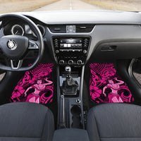 Hawaii Hula Girl Car Mats Polynesian Pattern Pink Version - Wonder Print Shop