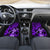 Hawaii Hula Girl Car Mats Hibiscus Hawaii Tribal Tattoo Purple Version - Wonder Print Shop