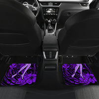 Hawaii Hula Girl Car Mats Hibiscus Hawaii Tribal Tattoo Purple Version - Wonder Print Shop