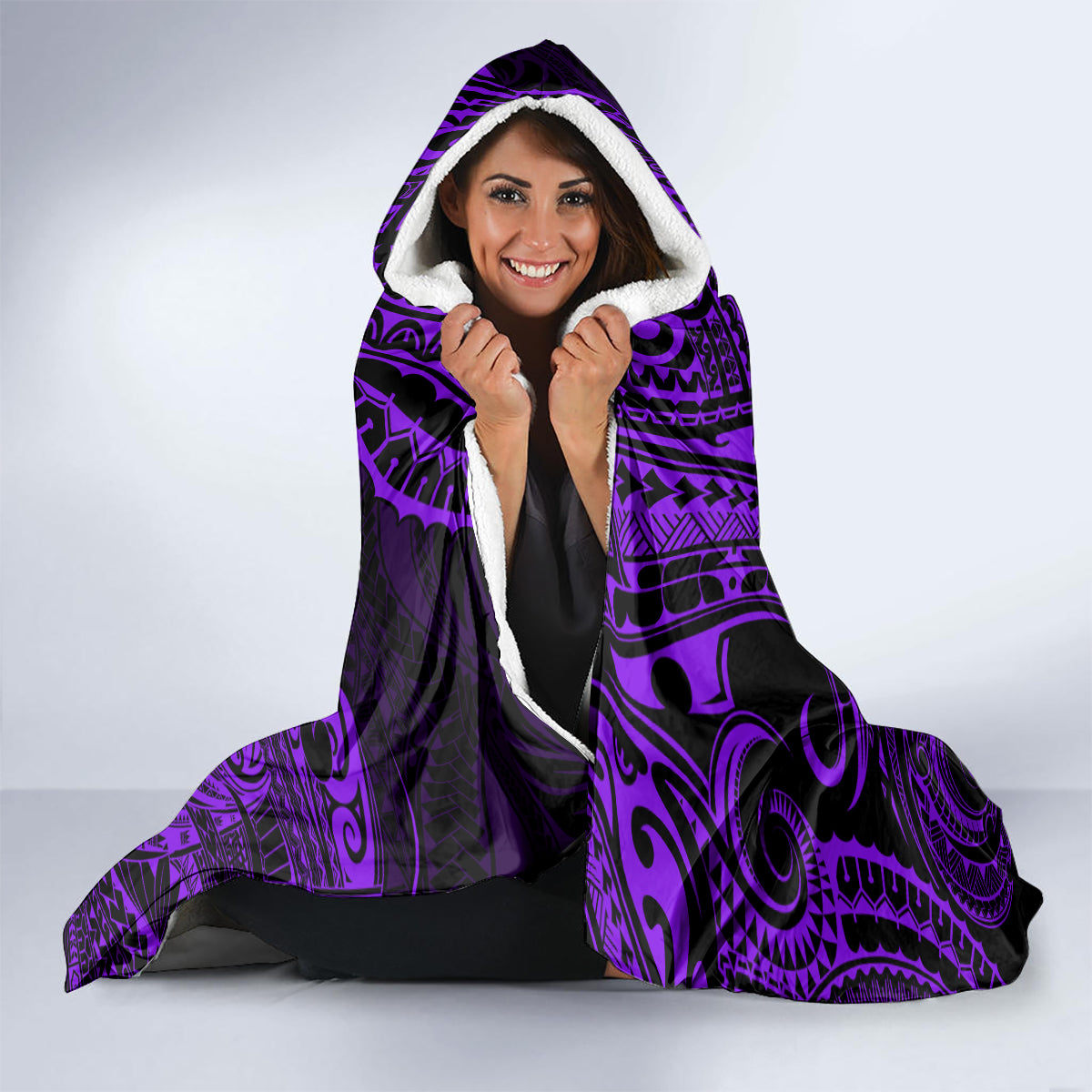 hawaii-hula-girl-hooded-blanket-hibiscus-hawaii-tribal-tattoo-purple-version