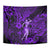 Hawaii Hula Girl Tapestry Hibiscus Hawaii Tribal Tattoo Purple Version - Wonder Print Shop