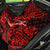 Hawaii Hula Girl Back Car Seat Cover Hibiscus Hawaii Tribal Tattoo Red Version - Wonder Print Shop
