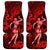 Hawaii Hula Girl Car Mats Hibiscus Hawaii Tribal Tattoo Red Version - Wonder Print Shop