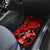Hawaii Hula Girl Car Mats Hibiscus Hawaii Tribal Tattoo Red Version - Wonder Print Shop