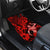 Hawaii Hula Girl Car Mats Hibiscus Hawaii Tribal Tattoo Red Version - Wonder Print Shop