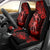 Hawaii Hula Girl Car Seat Cover Hibiscus Hawaii Tribal Tattoo Red Version - Wonder Print Shop