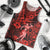 Hawaii Hula Girl Men Tank Top Hibiscus Hawaii Tribal Tattoo Red Version - Wonder Print Shop