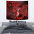 Hawaii Hula Girl Tapestry Hibiscus Hawaii Tribal Tattoo Red Version - Wonder Print Shop