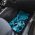 Hawaii Hula Girl Car Mats Hibiscus Hawaii Tribal Tattoo Sky Blue Version - Wonder Print Shop