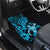 Hawaii Hula Girl Car Mats Hibiscus Hawaii Tribal Tattoo Sky Blue Version - Wonder Print Shop