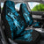 Hawaii Hula Girl Car Seat Cover Hibiscus Hawaii Tribal Tattoo Sky Blue Version - Wonder Print Shop