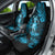 Hawaii Hula Girl Car Seat Cover Hibiscus Hawaii Tribal Tattoo Sky Blue Version - Wonder Print Shop