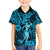 Hawaii Hula Girl Kid Hawaiian Shirt Hibiscus Hawaii Tribal Tattoo Sky Blue Version - Wonder Print Shop
