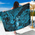 Hawaii Hula Girl Sarong Hibiscus Hawaii Tribal Tattoo Sky Blue Version - Wonder Print Shop
