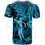 Hawaii Hula Girl T Shirt Hibiscus Hawaii Tribal Tattoo Sky Blue Version - Wonder Print Shop