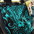 Hawaii Hula Girl Back Car Seat Cover Hibiscus Hawaii Tribal Tattoo Turquoise Version - Wonder Print Shop