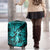 Hawaii Hula Girl Luggage Cover Hibiscus Hawaii Tribal Tattoo Turquoise Version - Wonder Print Shop