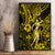 Hawaii Hula Girl Canvas Wall Art Hibiscus Hawaii Tribal Tattoo Yellow Version - Wonder Print Shop