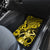 Hawaii Hula Girl Car Mats Hibiscus Hawaii Tribal Tattoo Yellow Version - Wonder Print Shop