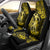 Hawaii Hula Girl Car Seat Cover Hibiscus Hawaii Tribal Tattoo Yellow Version - Wonder Print Shop