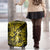 Hawaii Hula Girl Luggage Cover Hibiscus Hawaii Tribal Tattoo Yellow Version - Wonder Print Shop