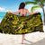 Hawaii Hula Girl Sarong Hibiscus Hawaii Tribal Tattoo Yellow Version - Wonder Print Shop