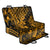 Hawaii Pineapple Back Car Seat Cover Paradise Flowers Pacific With Gold Polynesian Tribal - Wonder Print Shop