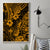 Hawaii Pineapple Canvas Wall Art Paradise Flowers Pacific With Gold Polynesian Tribal - Wonder Print Shop
