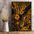 Hawaii Pineapple Canvas Wall Art Paradise Flowers Pacific With Gold Polynesian Tribal - Wonder Print Shop