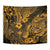 Hawaii Pineapple Tapestry Paradise Flowers Pacific With Gold Polynesian Tribal - Wonder Print Shop