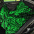 Hawaii Pineapple Back Car Seat Cover Paradise Flowers Pacific With Green Polynesian Tribal - Wonder Print Shop
