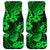 Hawaii Pineapple Car Mats Paradise Flowers Pacific With Green Polynesian Tribal - Wonder Print Shop