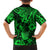 Hawaii Pineapple Kid Hawaiian Shirt Paradise Flowers Pacific With Green Polynesian Tribal - Wonder Print Shop