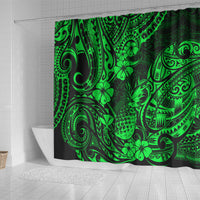 hawaii-pineapple-shower-curtain-paradise-flowers-pacific-with-green-polynesian-tribal