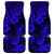 Hawaii Pineapple Car Mats Paradise Flowers Pacific With Navy Blue Polynesian Tribal - Wonder Print Shop