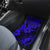 Hawaii Pineapple Car Mats Paradise Flowers Pacific With Navy Blue Polynesian Tribal - Wonder Print Shop