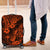 Hawaii Pineapple Luggage Cover Paradise Flowers Pacific With Orange Polynesian Tribal - Wonder Print Shop
