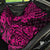 Hawaii Pineapple Back Car Seat Cover Paradise Flowers Pacific With Pink Polynesian Tribal - Wonder Print Shop