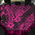 Hawaii Pineapple Back Car Seat Cover Paradise Flowers Pacific With Pink Polynesian Tribal - Wonder Print Shop