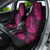 Hawaii Pineapple Car Seat Cover Paradise Flowers Pacific With Pink Polynesian Tribal - Wonder Print Shop