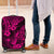 Hawaii Pineapple Luggage Cover Paradise Flowers Pacific With Pink Polynesian Tribal - Wonder Print Shop
