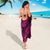 Hawaii Pineapple Sarong Paradise Flowers Pacific With Pink Polynesian Tribal - Wonder Print Shop