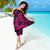 Hawaii Pineapple Sarong Paradise Flowers Pacific With Pink Polynesian Tribal - Wonder Print Shop