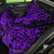 Hawaii Pineapple Back Car Seat Cover Polynesian Pattern Purple Version - Wonder Print Shop