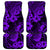 Hawaii Pineapple Car Mats Polynesian Pattern Purple Version - Wonder Print Shop