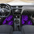 Hawaii Pineapple Car Mats Polynesian Pattern Purple Version - Wonder Print Shop