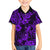 Hawaii Pineapple Kid Hawaiian Shirt Polynesian Pattern Purple Version - Wonder Print Shop
