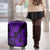 Hawaii Pineapple Luggage Cover Polynesian Pattern Purple Version - Wonder Print Shop