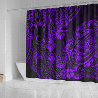hawaii-pineapple-shower-curtain-polynesian-pattern-purple-version