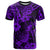 Hawaii Pineapple T Shirt Polynesian Pattern Purple Version - Wonder Print Shop